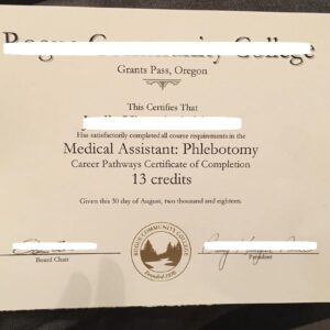 Original School Certificate